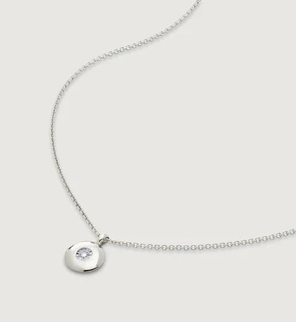 April Birthstone Chain Necklace