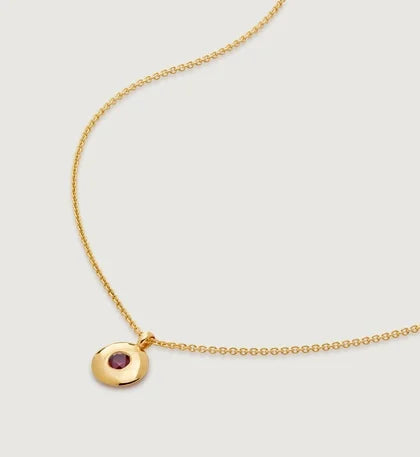 January Birthstone Chain Necklace
