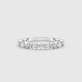 Lab-Grown Diamond Half-Eternity Band Four Prongs 0.60 Ct. (EF/VVS-VS)
