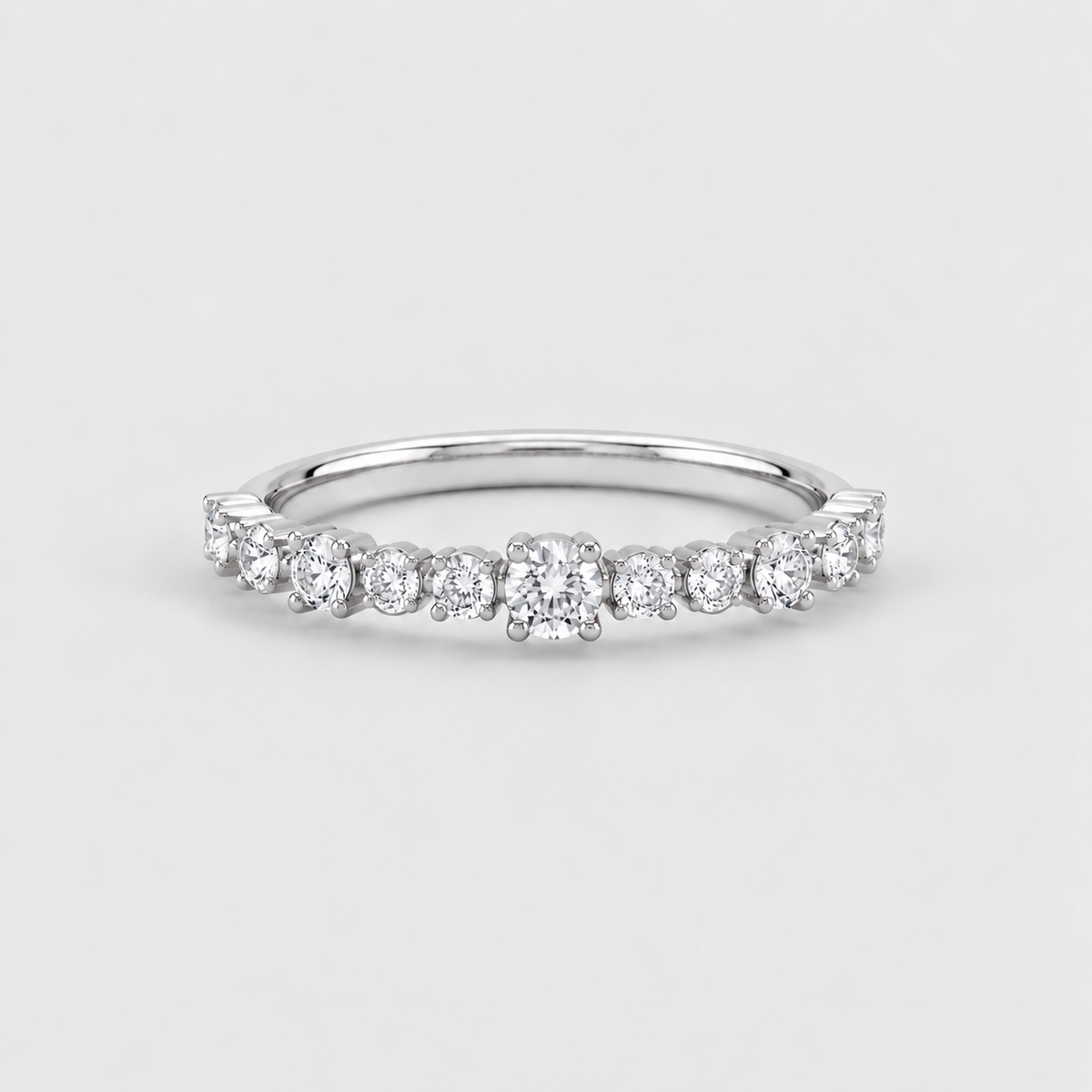 Lab-Grown Diamond Half-Eternity Band 0.80 Ct. (EF/VVS-VS)