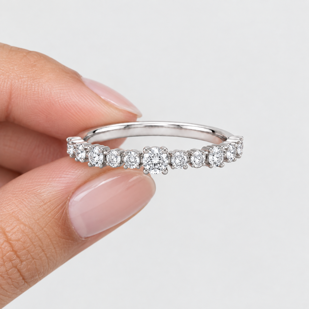 Lab-Grown Diamond Half-Eternity Band 0.80 Ct. (EF/VVS-VS)