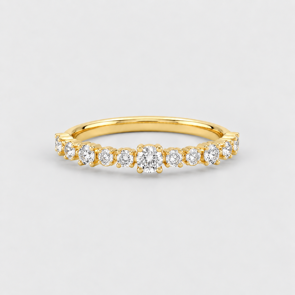 Lab-Grown Diamond Half-Eternity Band 0.80 Ct. (EF/VVS-VS)