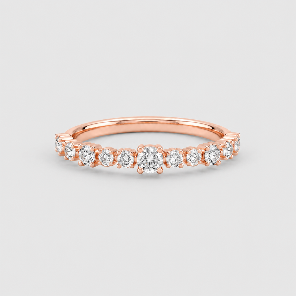 Lab-Grown Diamond Half-Eternity Band 0.80 Ct. (EF/VVS-VS)