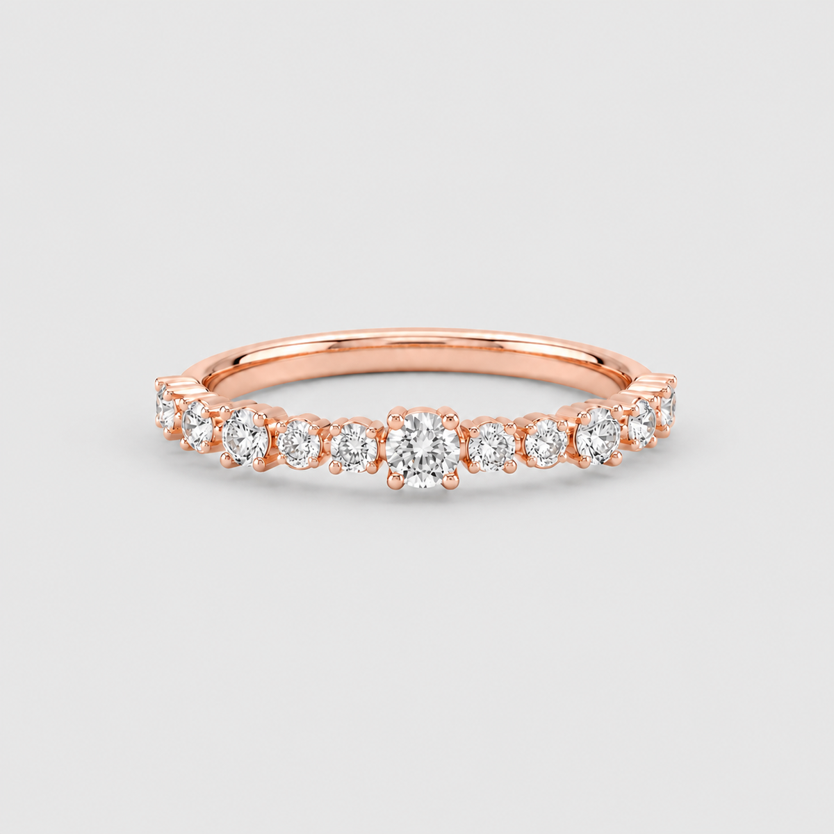 Lab-Grown Diamond Half-Eternity Band 0.80 Ct. (EF/VVS-VS)