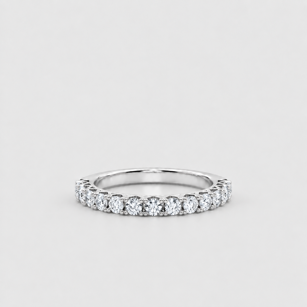 0.50 Ct. Lab-Grown Diamond Eternity Band Round-Cut (EF/VVS-VS)