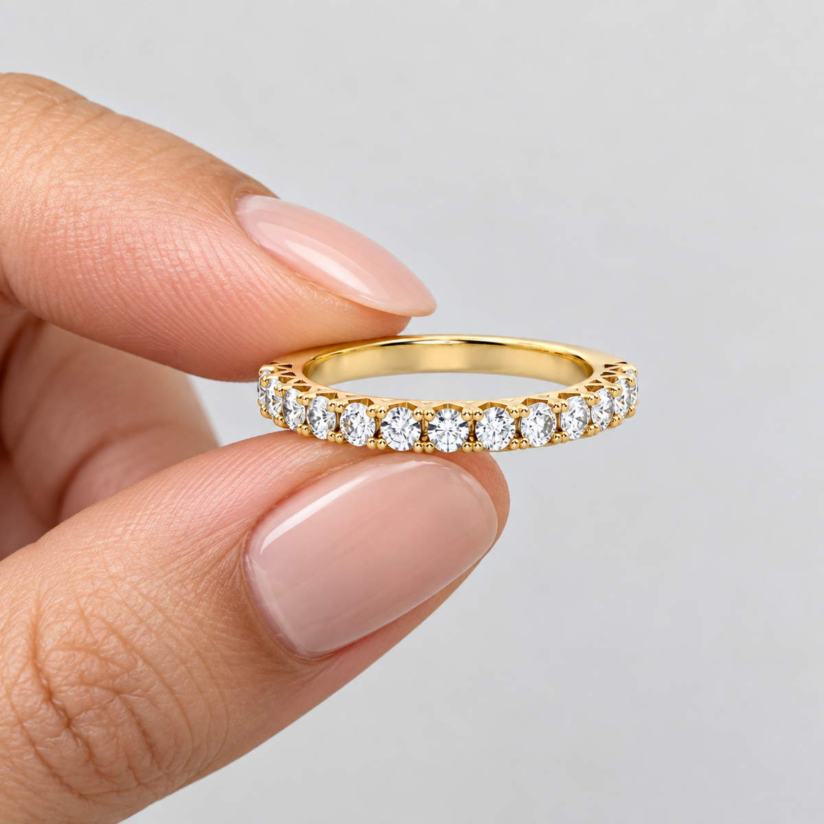 0.50 Ct. Lab-Grown Diamond Eternity Band Round-Cut (EF/VVS-VS)