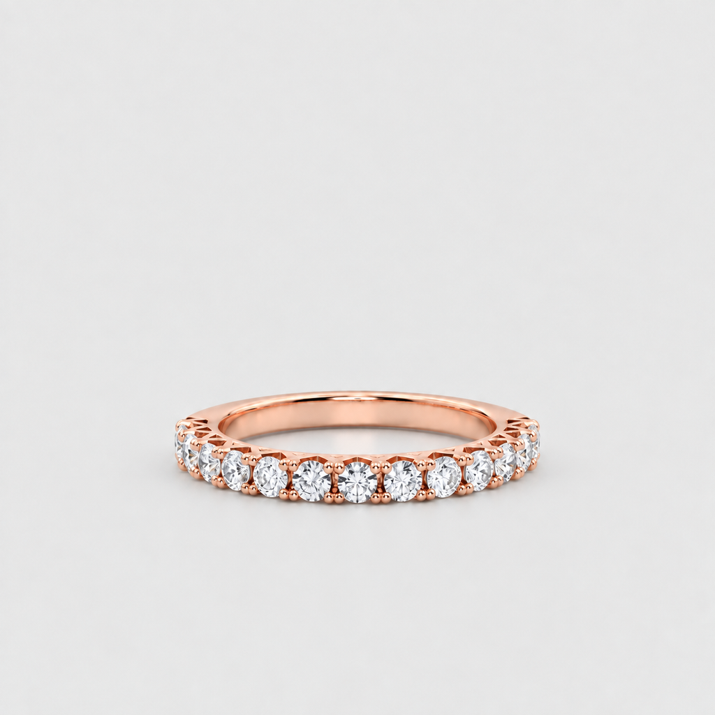0.50 Ct. Lab-Grown Diamond Eternity Band Round-Cut (EF/VVS-VS)