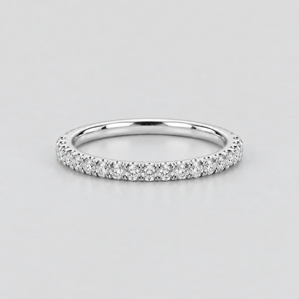 Lab-Grown Diamond Half-Eternity Band Round-Cut 0.25 Ct. (EF/VVS-VS)