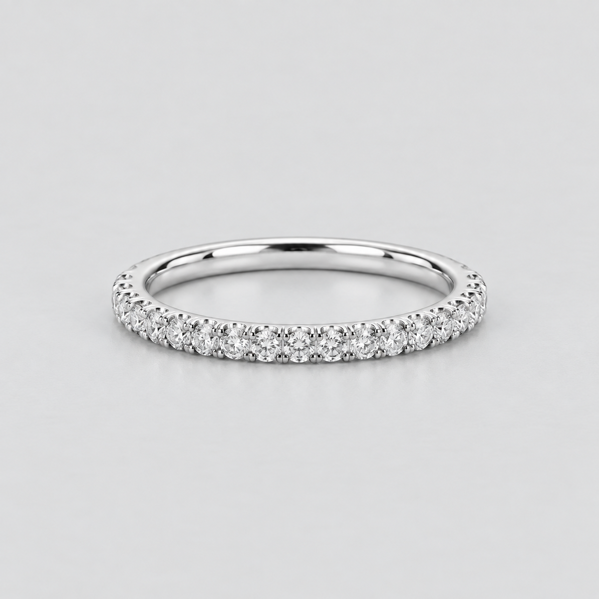Lab-Grown Diamond Half-Eternity Band Round-Cut 0.25 Ct. (EF/VVS-VS)