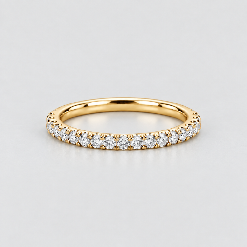 Lab-Grown Diamond Half-Eternity Band Round-Cut 0.25 Ct. (EF/VVS-VS)