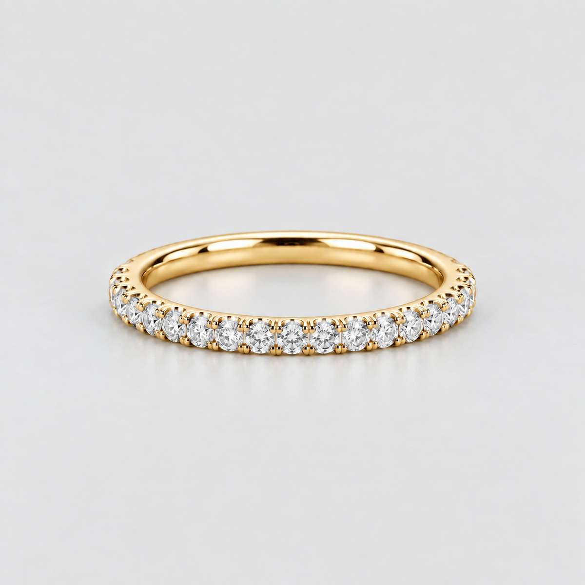 Lab-Grown Diamond Half-Eternity Band Round-Cut 0.25 Ct. (EF/VVS-VS)