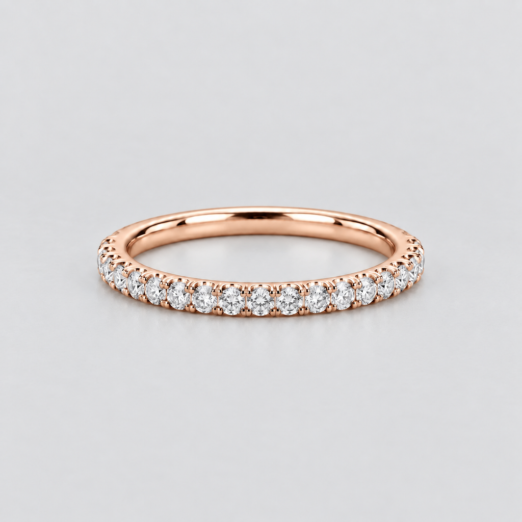 Lab-Grown Diamond Half-Eternity Band Round-Cut 0.25 Ct. (EF/VVS-VS)
