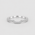 0.50 Ct. Lab-Grown Diamond Round-Cut Wedding Band (EF/VVS-VS)