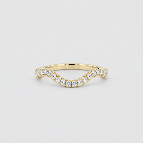 0.50 Ct. Lab-Grown Diamond Ring Half-Eternity Band (EF/VVS-VS)