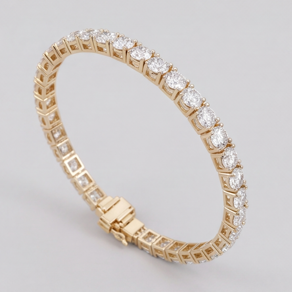 8.80 Ct. Lab Grown Diamond Tennis Bracelet (EF-VS SI)