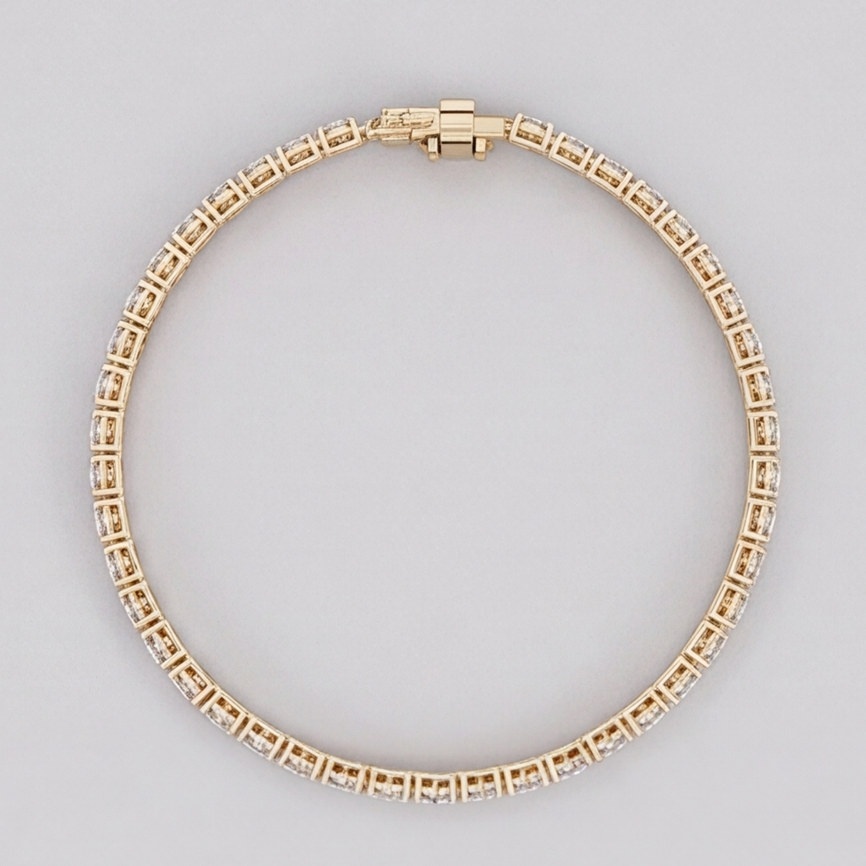 8.80 Ct. Lab Grown Diamond Tennis Bracelet (EF-VS SI)