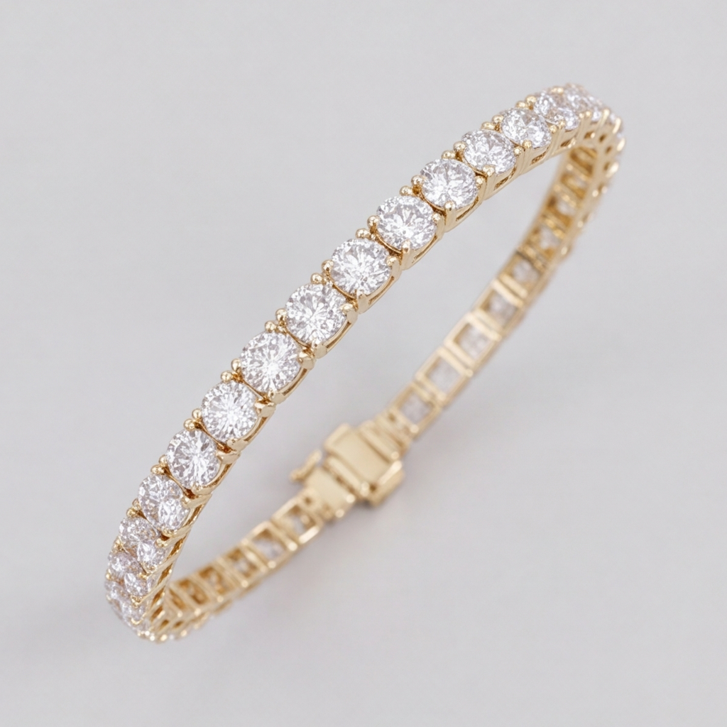 8.80 Ct. Lab Grown Diamond Tennis Bracelet (EF-VS SI)