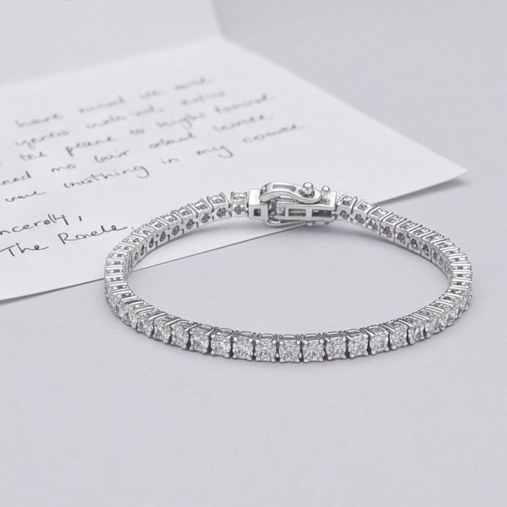 8.80 Ct. Lab Grown Diamond Round Cut Tennis Bracelet (EF-VS SI)