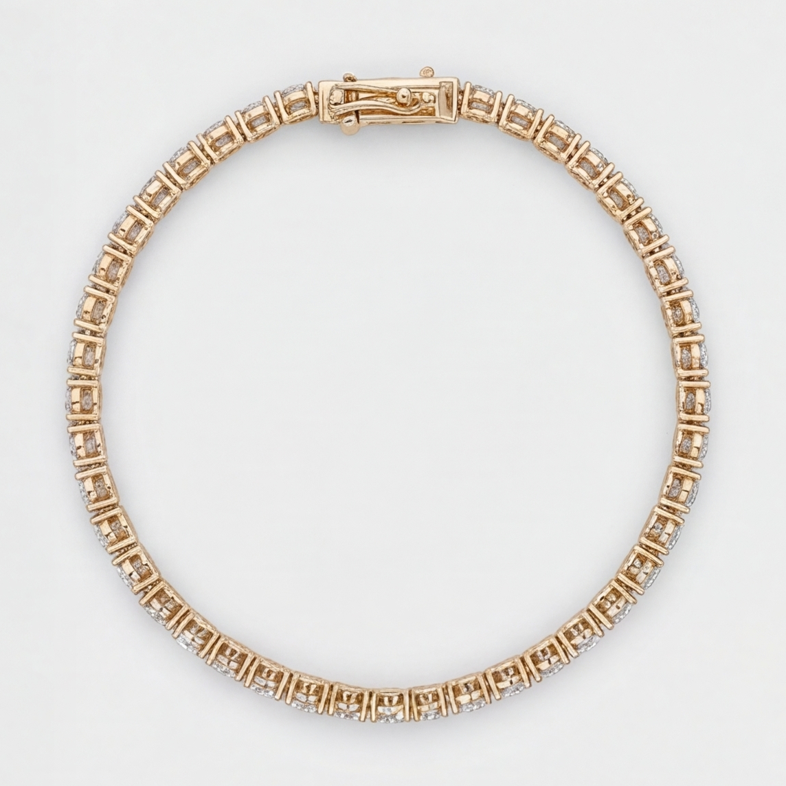 12.30 Ct. Lab Grown Diamond Tennis Bracelet (EF-VS SI)