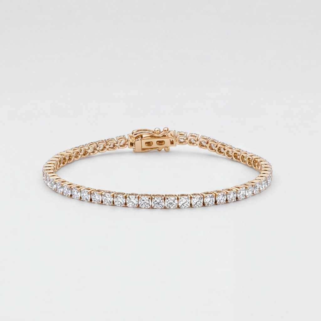 12.30 Ct. Lab Grown Diamond Tennis Bracelet (EF-VS SI)