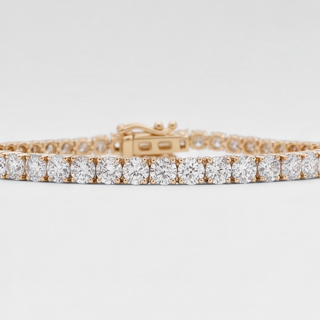 12.30 Ct. Lab Grown Diamond Tennis Bracelet (EF-VS SI)
