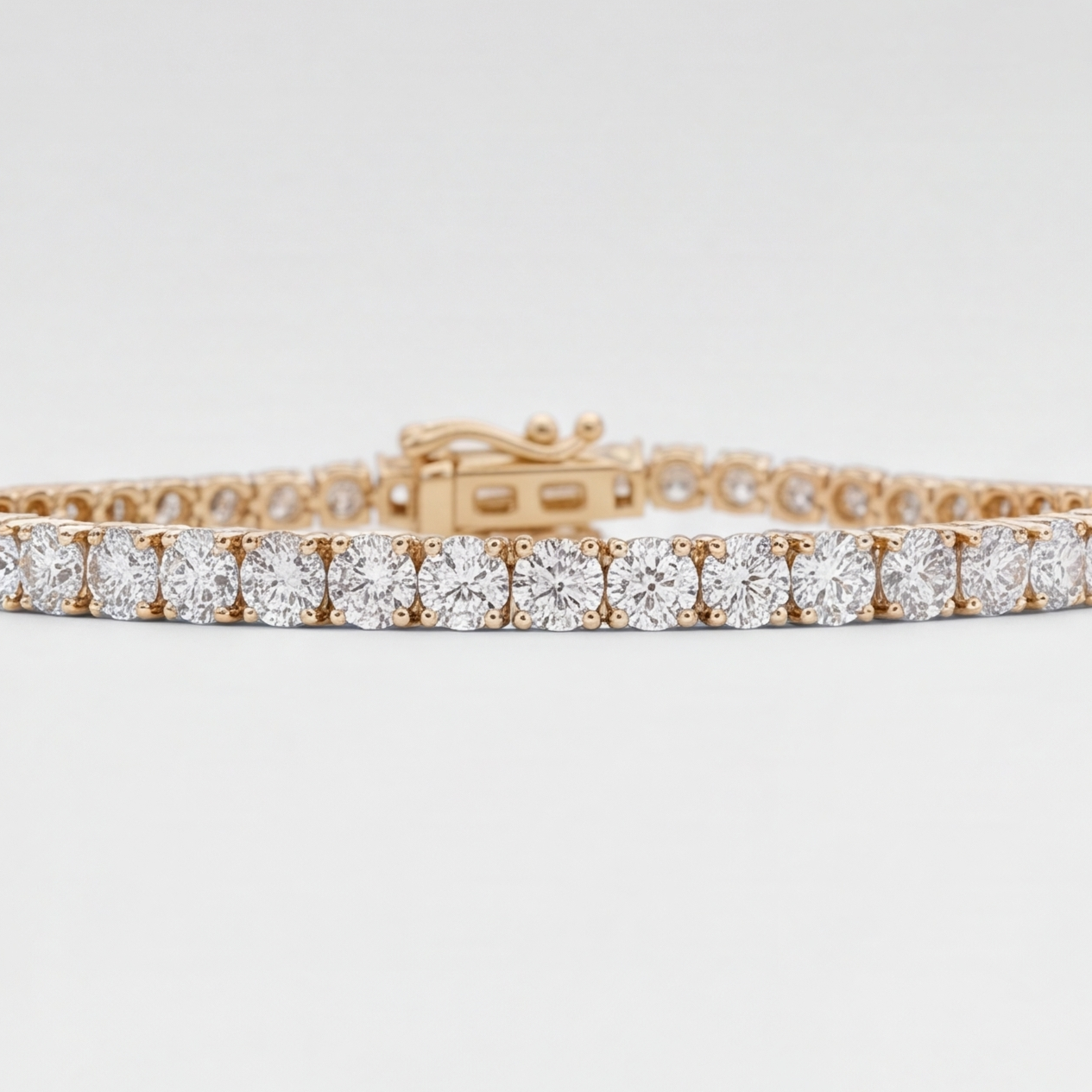 12.30 Ct. Lab Grown Diamond Tennis Bracelet (EF-VS SI)