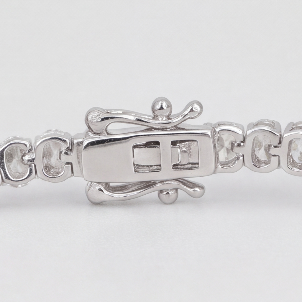 8 Ct. Lab Grown Diamond Oval Cut Tennis Bracelet (EF-VS SI)