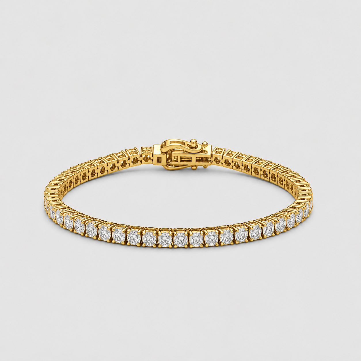 8.80 Ct. Lab Grown Diamond Round Cut Tennis Bracelet (EF-VS SI)