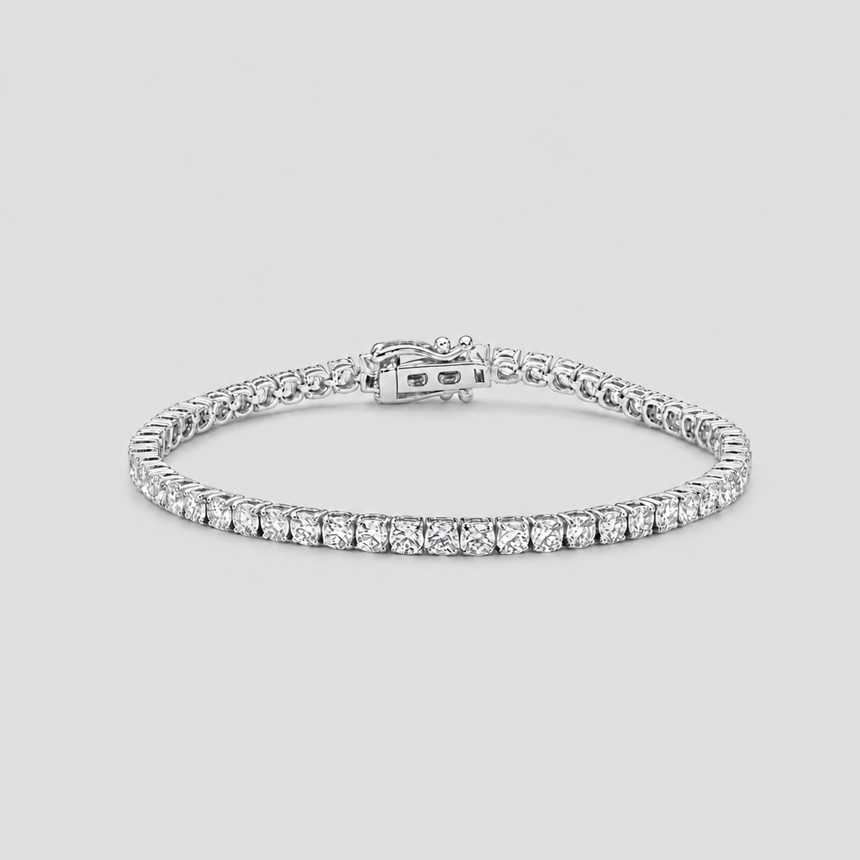 12.30 Ct. Lab Grown Diamond Tennis Bracelet (EF-VS SI)
