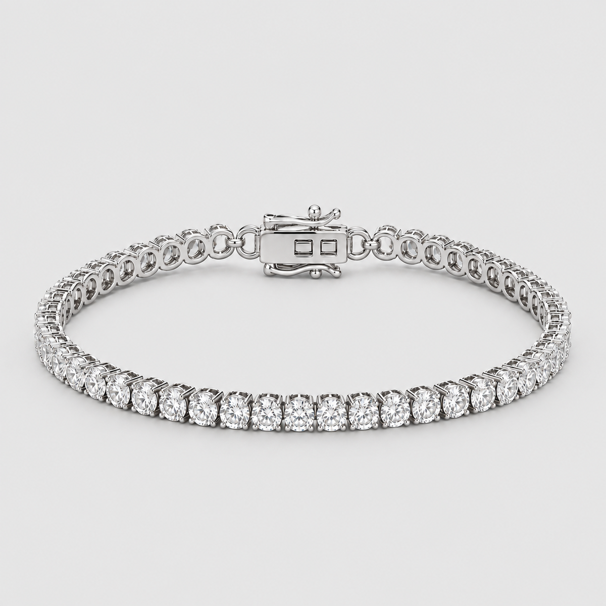 4.76 Ct. Round Cut Lab Grown Diamond Tennis Bracelet (EF/VVS-VS)