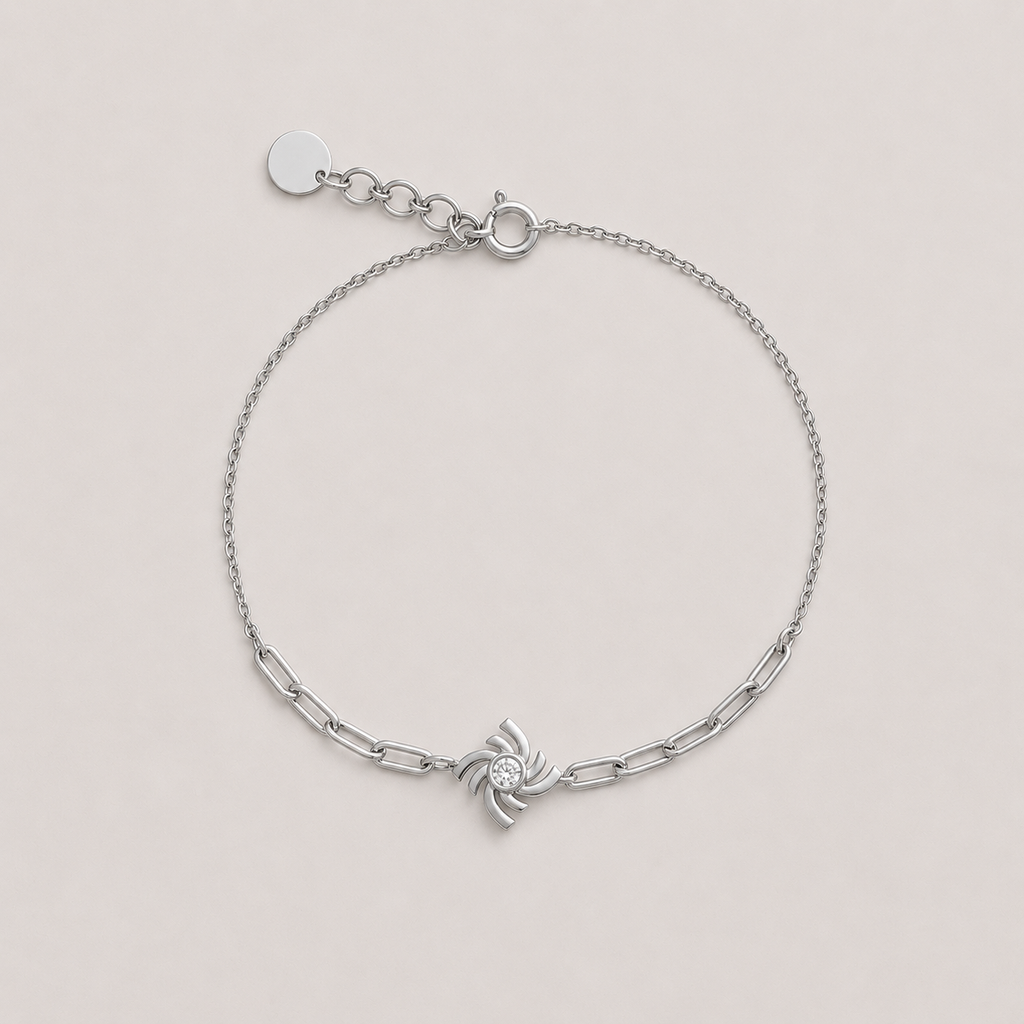 Lab Grown Diamond Chain Bracelet 0.10 Ct. (EF-VS)