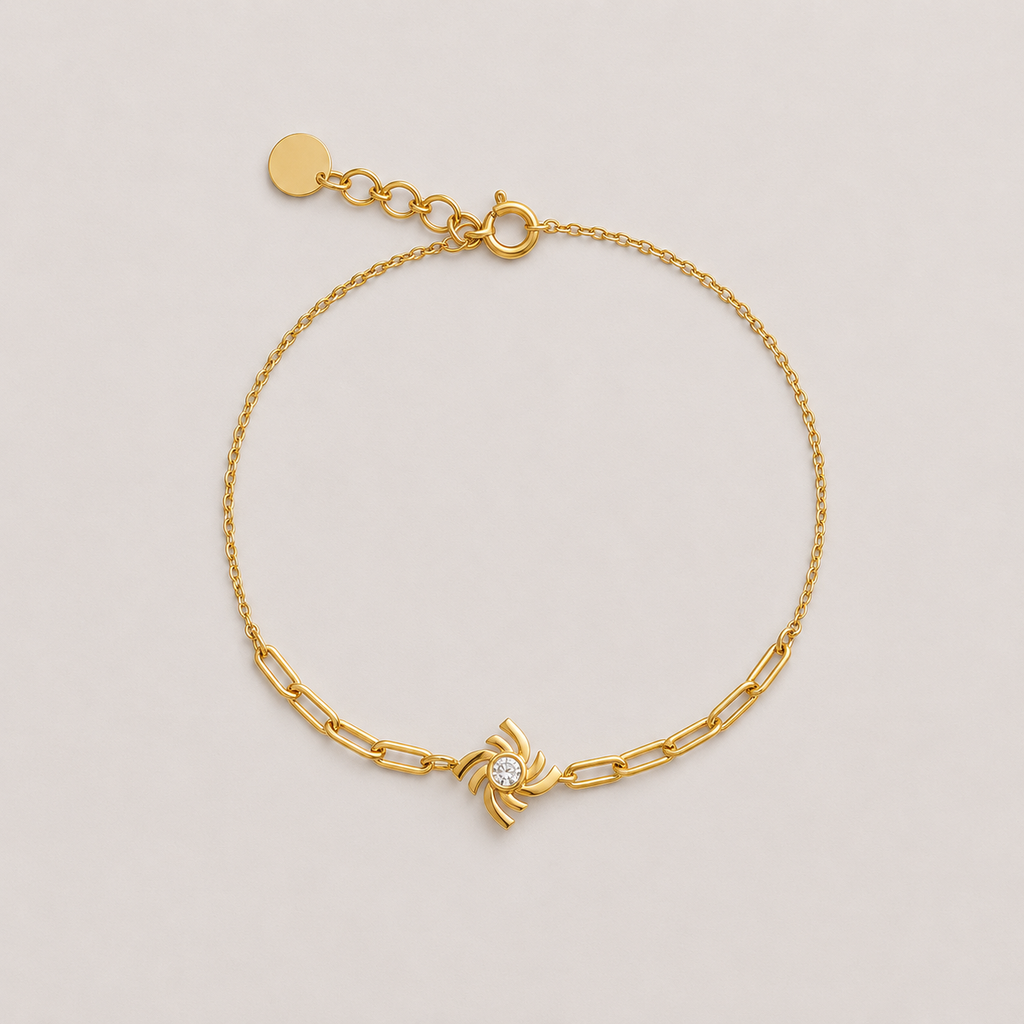 Lab Grown Diamond Chain Bracelet 0.10 Ct. (EF-VS)