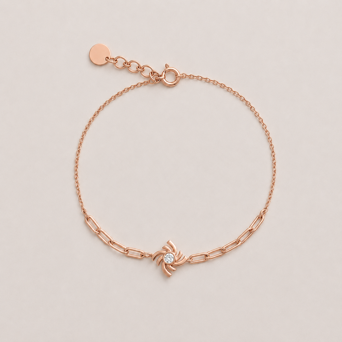 Lab Grown Diamond Chain Bracelet 0.10 Ct. (EF-VS)