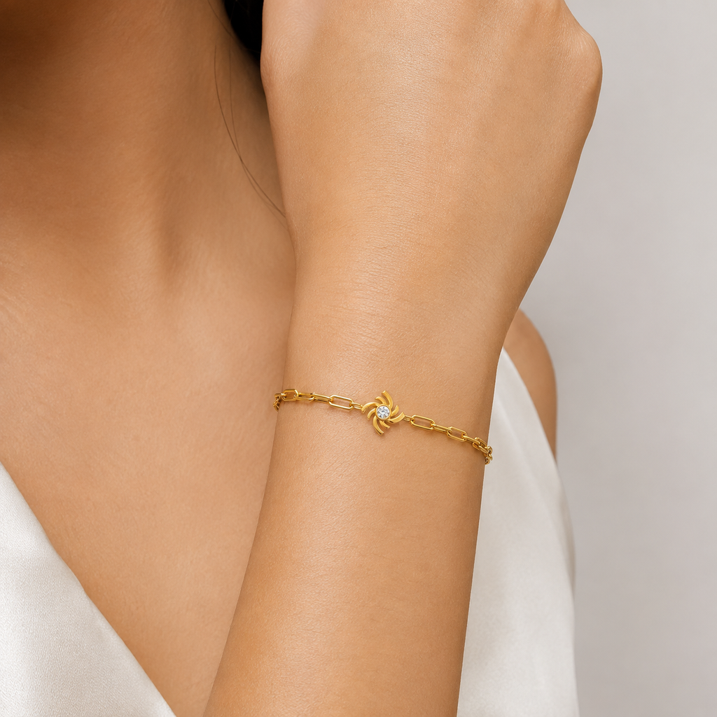 Lab Grown Diamond Chain Bracelet 0.10 Ct. (EF-VS)