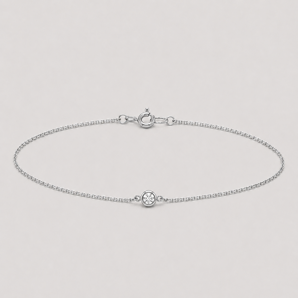 Lab Grown Diamond Round Cut Chain Bracelet 0.84 Ct. (EF-VS)