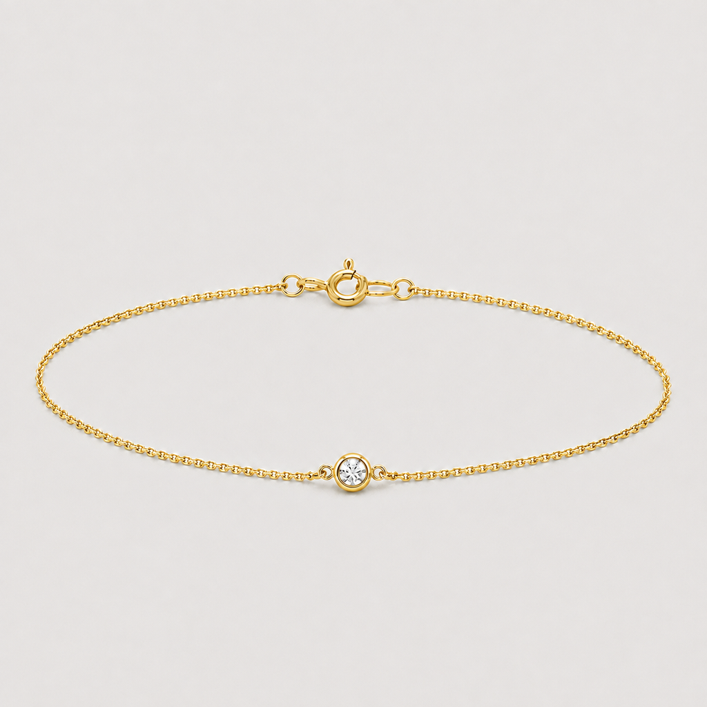 Lab Grown Diamond Round Cut Chain Bracelet 0.84 Ct. (EF-VS)