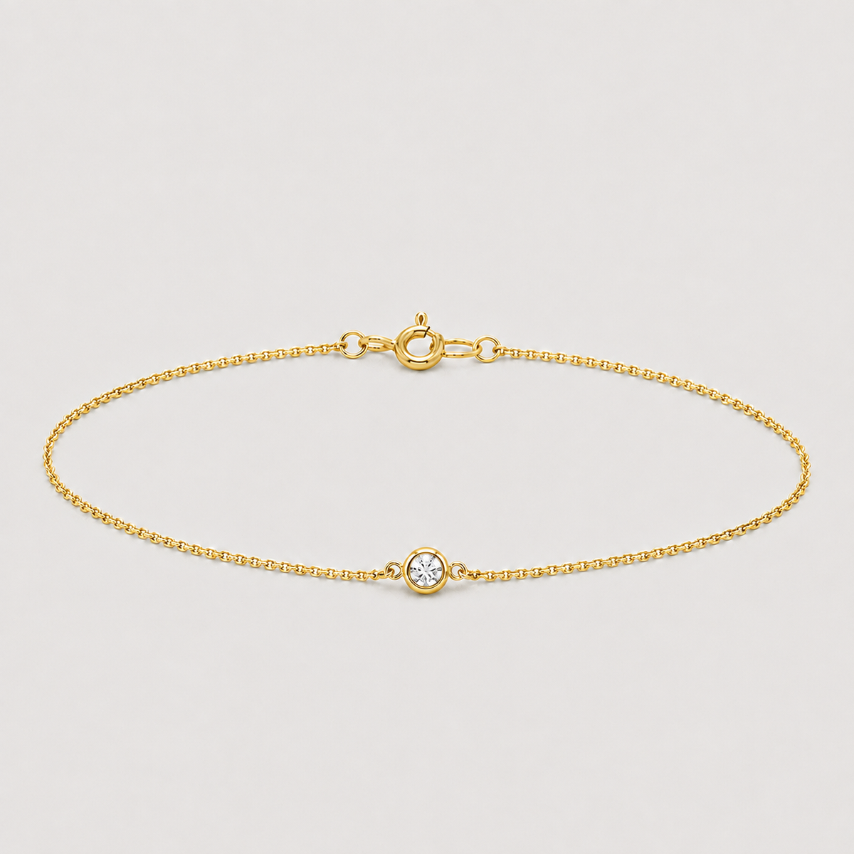 Lab Grown Diamond Round Cut Chain Bracelet 0.84 Ct. (EF-VS)