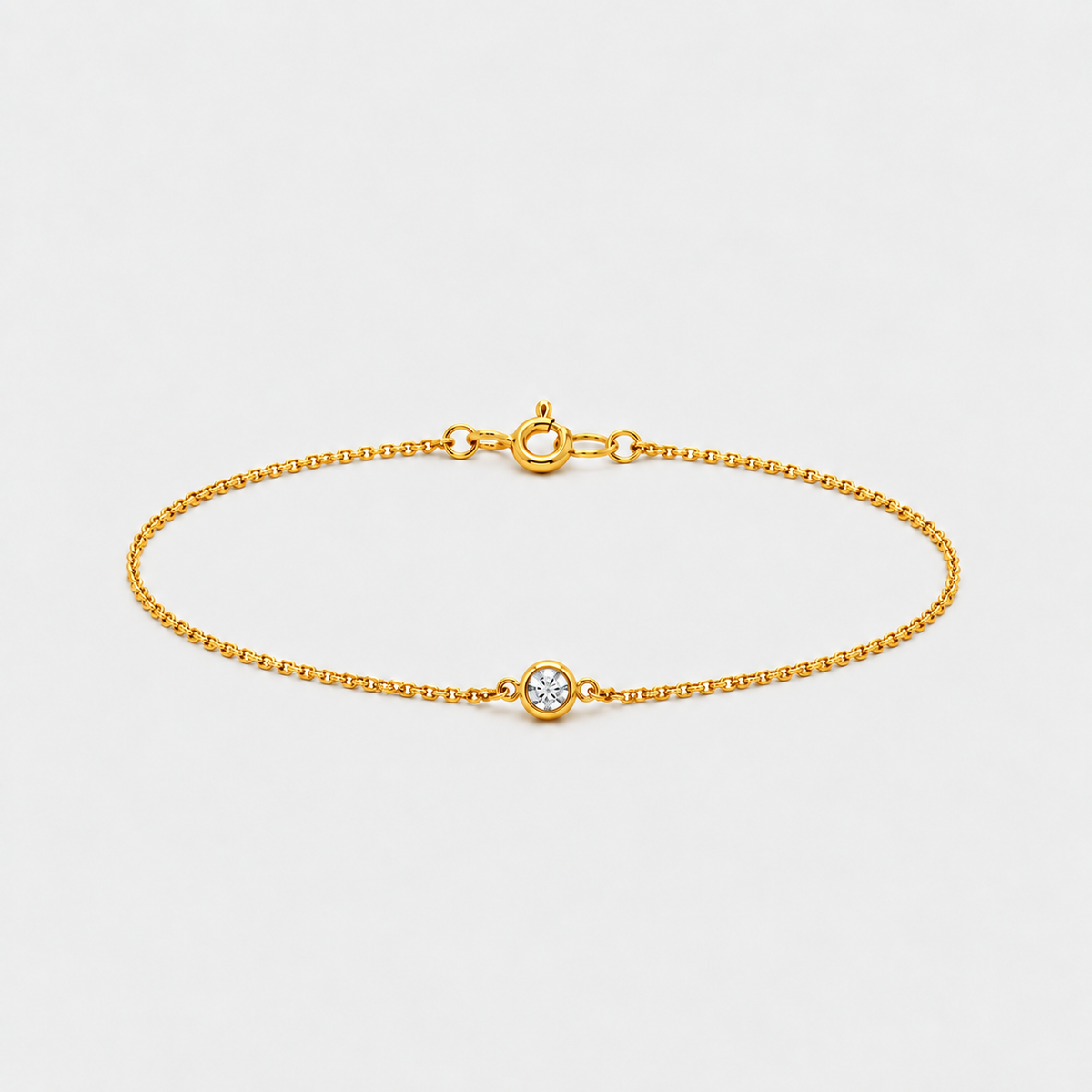 Lab Grown Diamond Round Cut Chain Bracelet 0.84 Ct. (EF/VVS-VS)