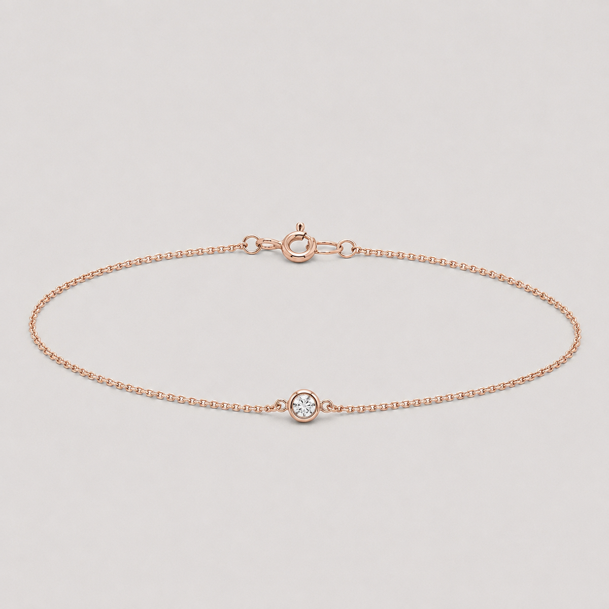 Lab Grown Diamond Round Cut Chain Bracelet 0.84 Ct. (EF-VS)