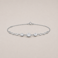 Lab Grown Diamond Oval Cut Chain Bracelet 0.75 Ct. (EF-VS)