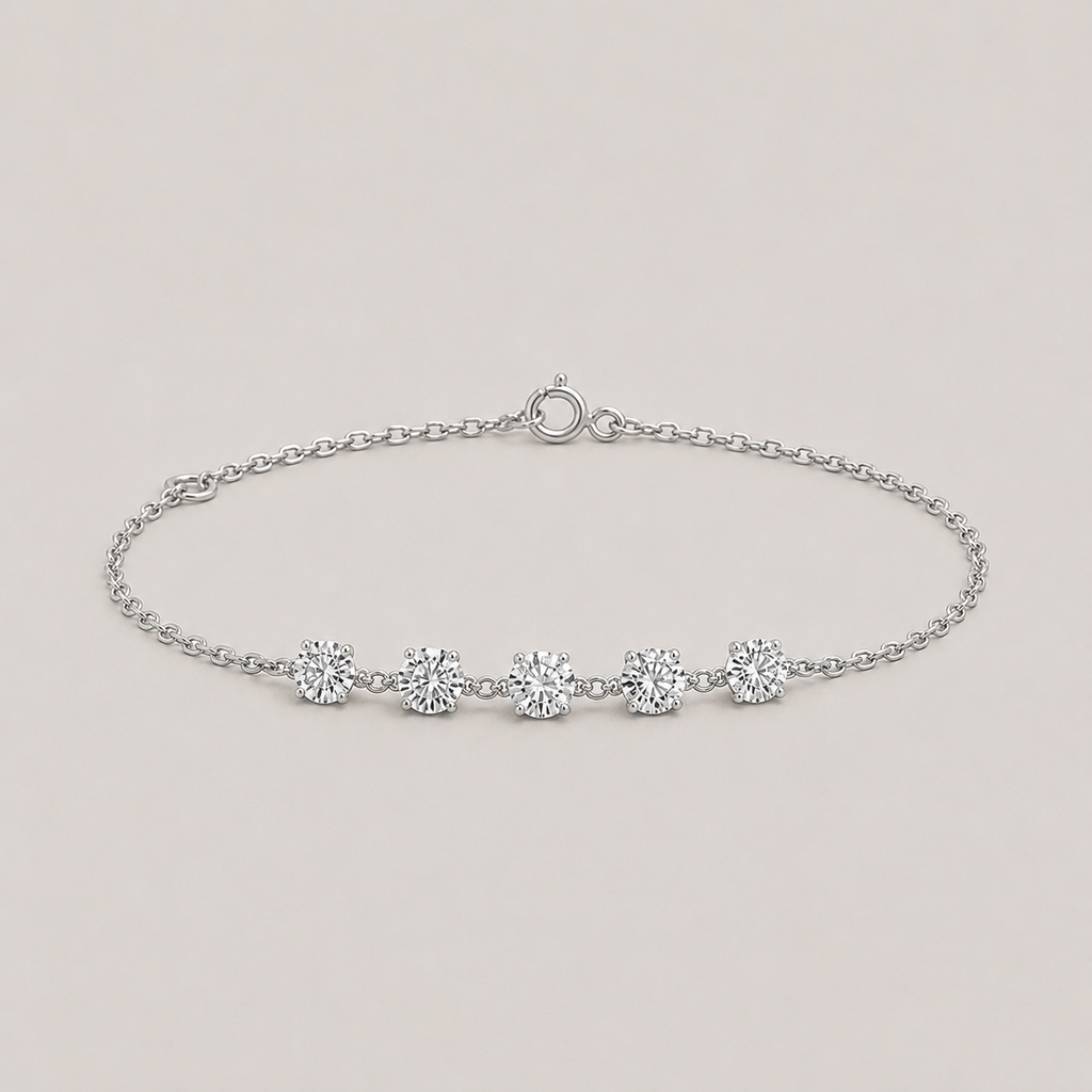 Lab Grown Diamond Chain Bracelet 0.85 Ct. (EF-VS)