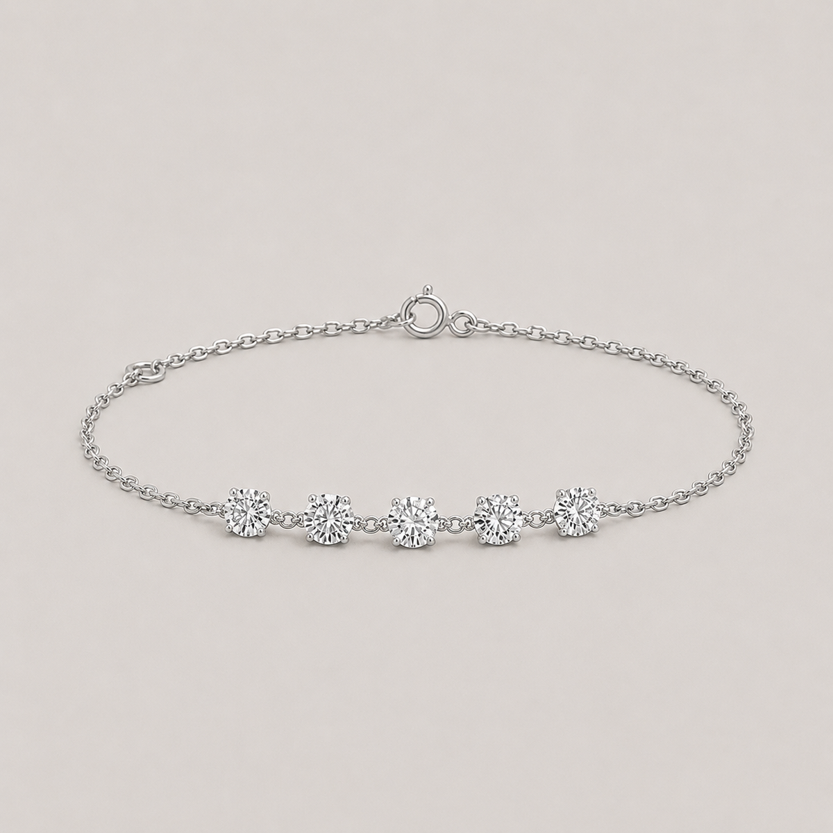 Lab Grown Diamond Chain Bracelet 0.85 Ct. (EF-VS)