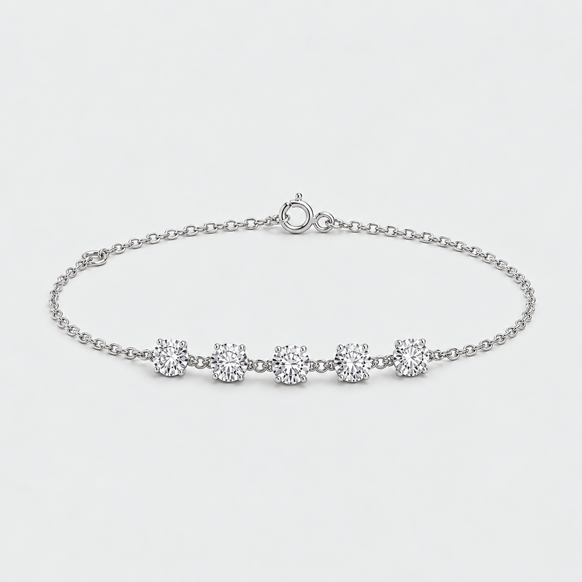 Lab Grown Diamond Chain Bracelet 0.85 Ct. (EF/VVS-VS)