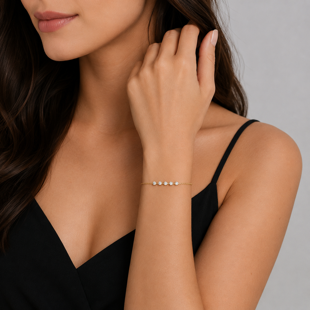 Lab Grown Diamond Chain Bracelet 0.85 Ct. (EF-VS)