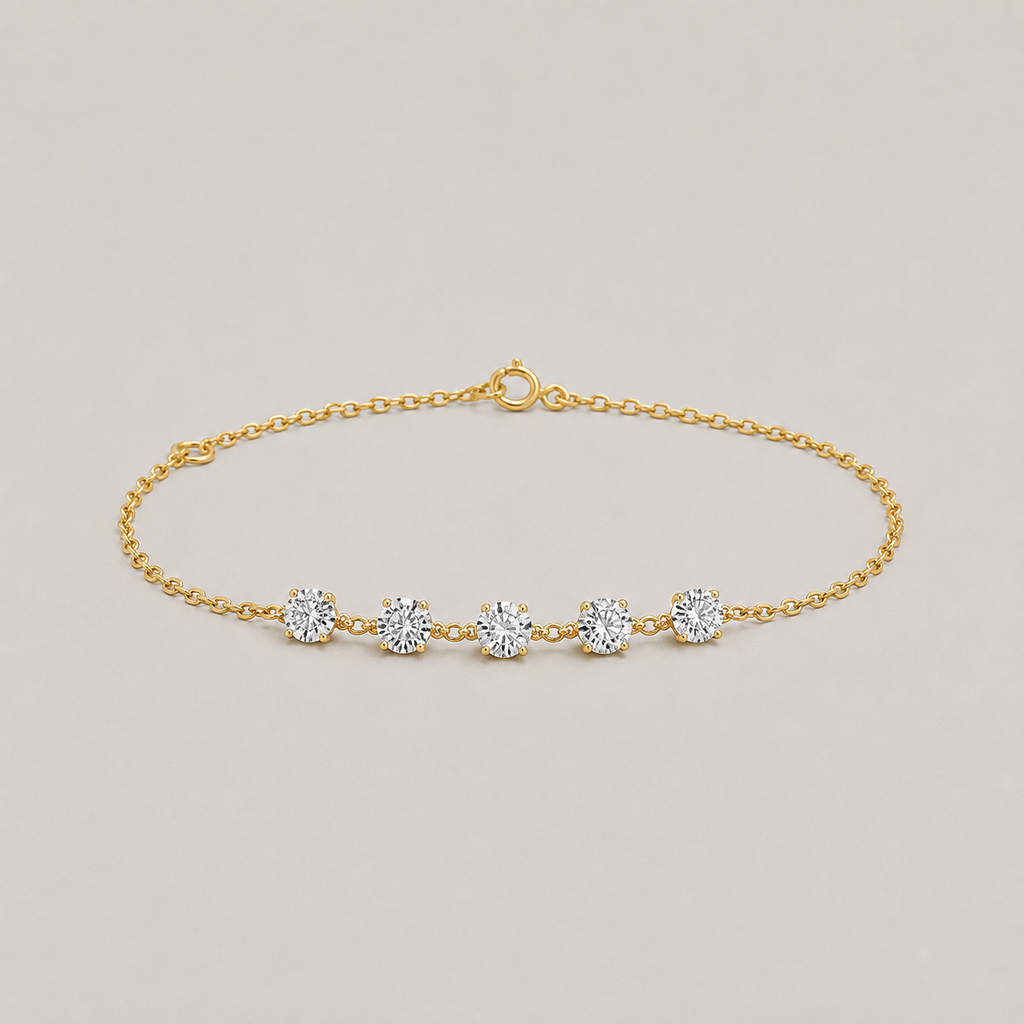Lab Grown Diamond Chain Bracelet 0.85 Ct. (EF-VS)