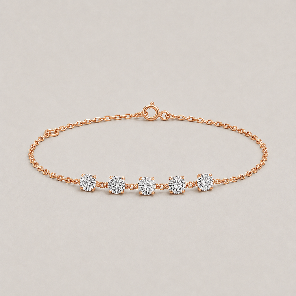 Lab Grown Diamond Chain Bracelet 0.85 Ct. (EF-VS)