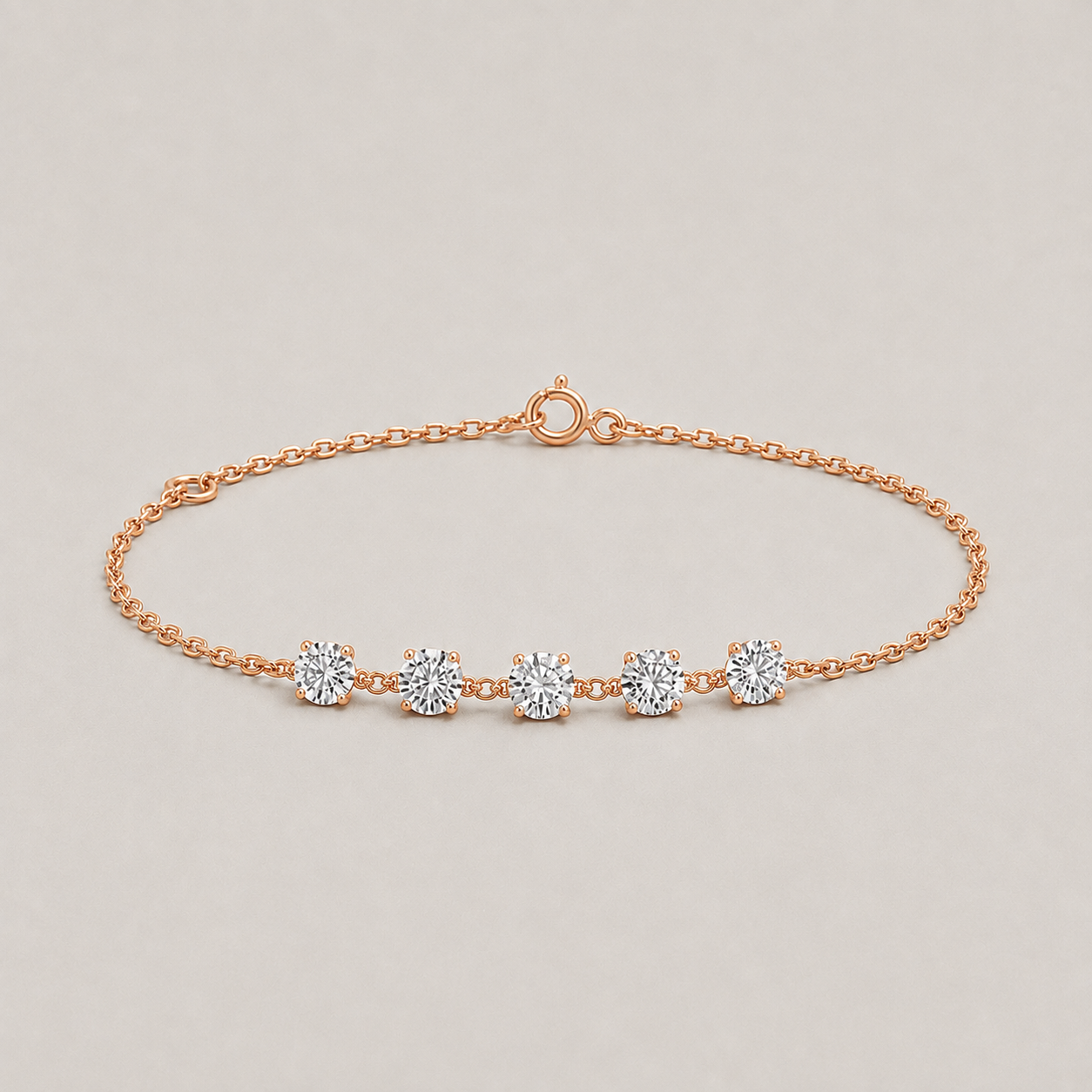 Lab Grown Diamond Chain Bracelet 0.85 Ct. (EF-VS)
