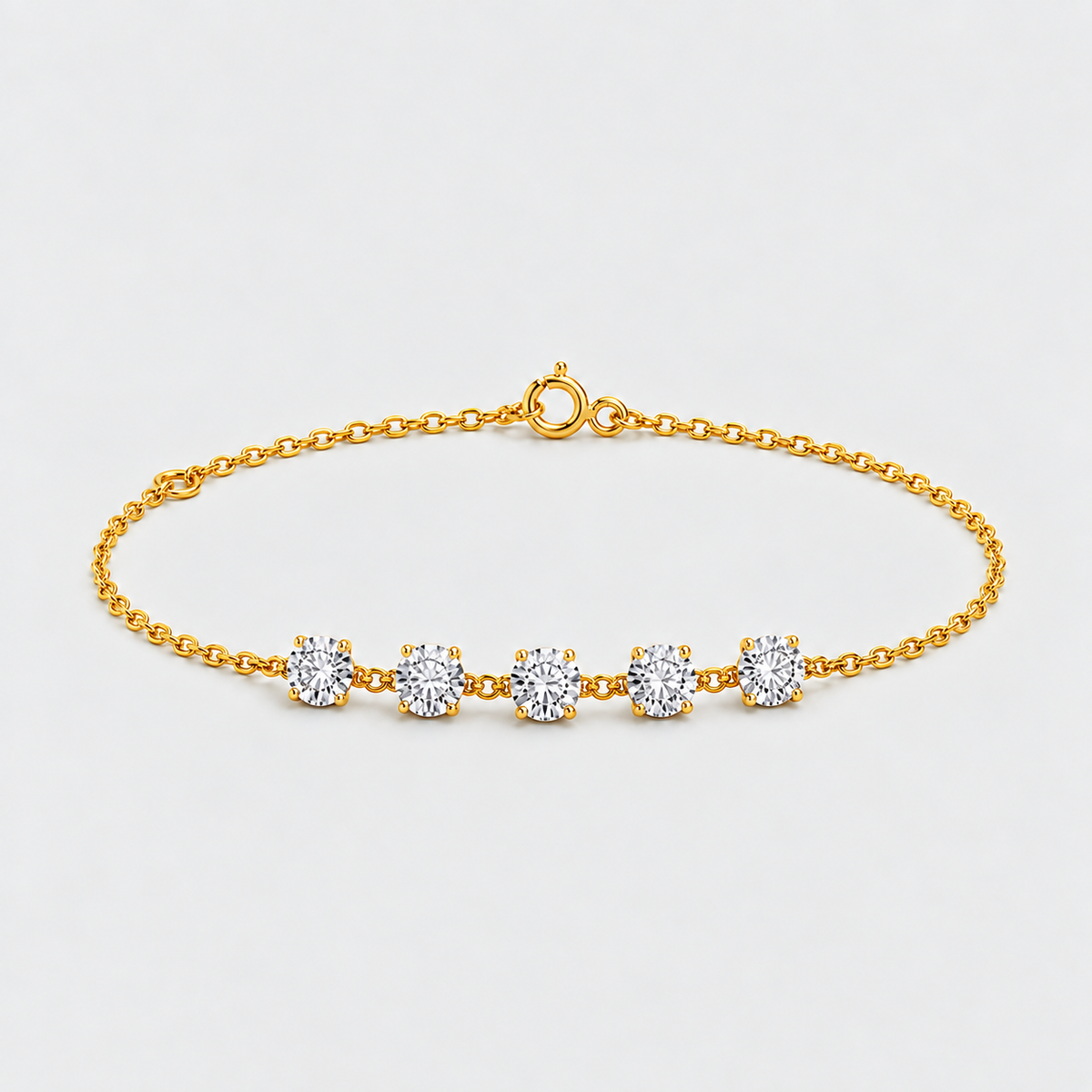 Lab Grown Diamond Chain Bracelet 0.85 Ct. (EF/VVS-VS)