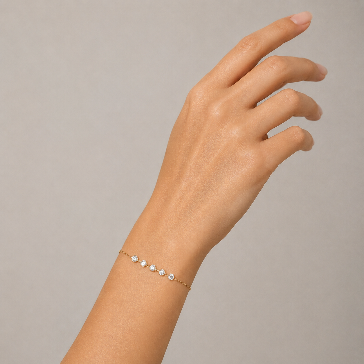 Lab Grown Diamond Chain Bracelet 0.85 Ct. (EF-VS)