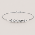 Lab Grown Diamond Round Cut Chain Bracelet 0.40 Ct. (EF-VS)
